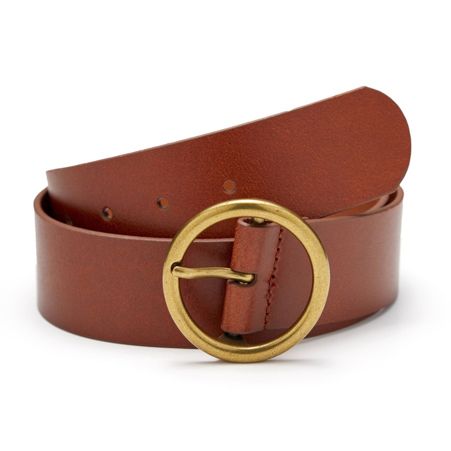 Accessories The J. Peterman Company | Wide Leather Belt