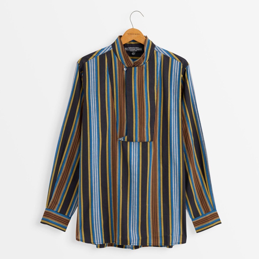 Men The J. Peterman Company Shirts | Sedona Bib Front Tunic