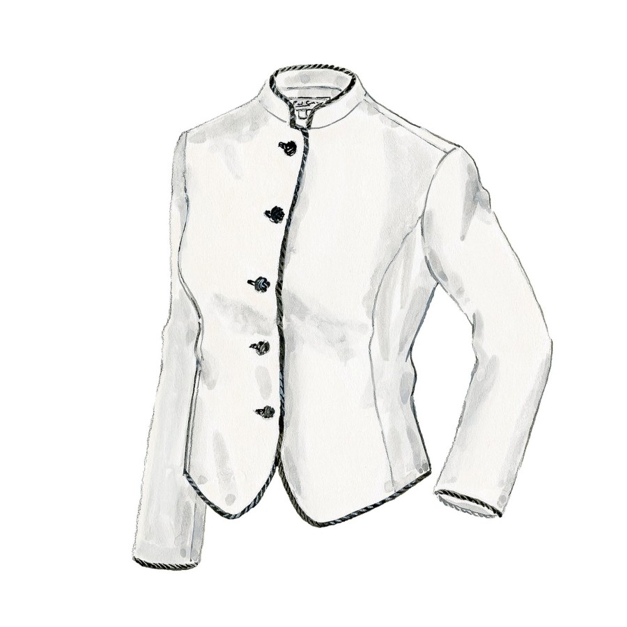 Women The J. Peterman Company Blazers & Jackets | Secret Agent Blazer Ivory