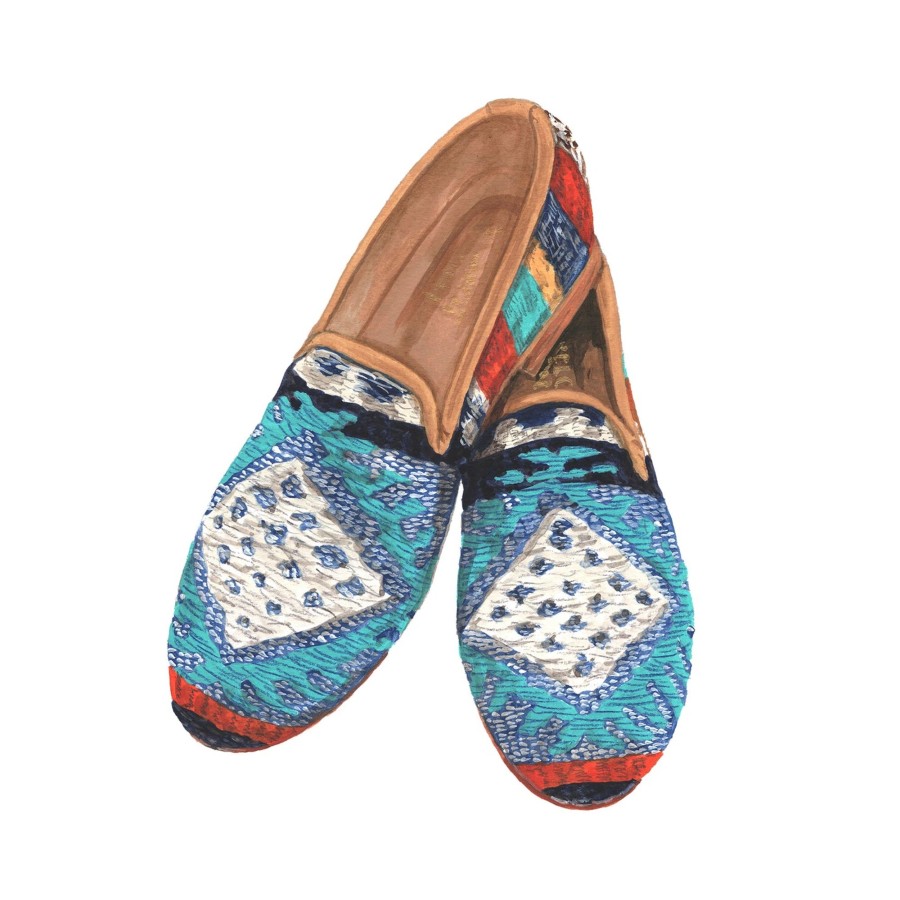 Women The J. Peterman Company Footwear | Turkish Kilim Loafers Multi