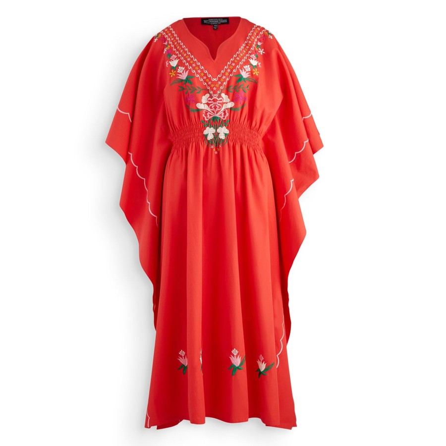 Women The J. Peterman Company Caftans | Ikarian Embroidered Caftan