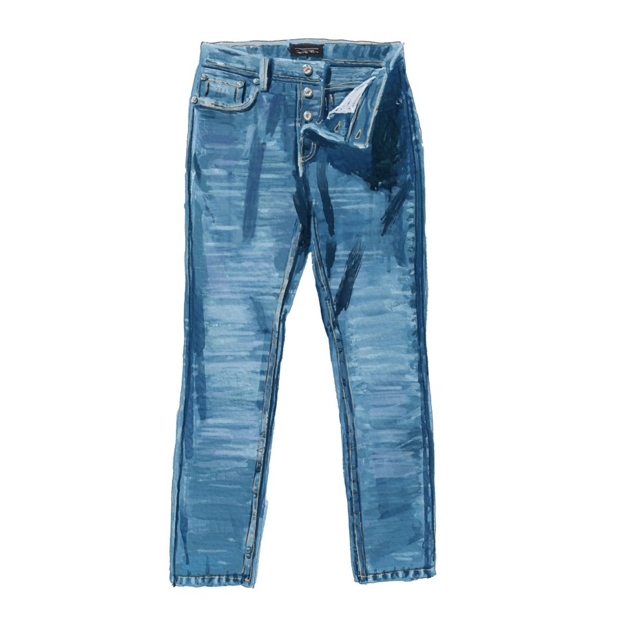 Men The J. Peterman Company Pants & Shorts | The J. Peterman Denim 5-Pocket