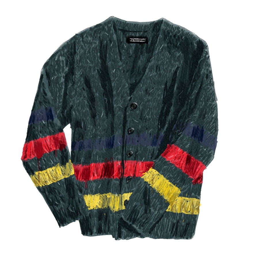 Men The J. Peterman Company Sweaters | Mohair Cardigan