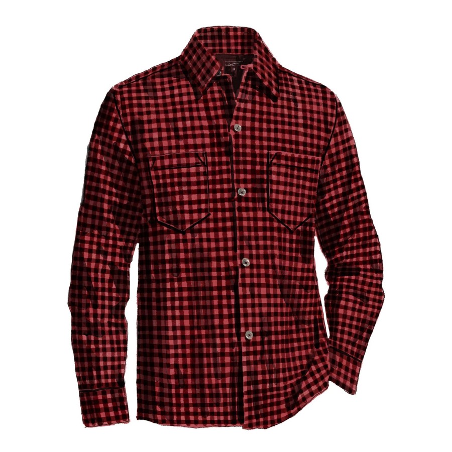 Men The J. Peterman Company Shirts | The Flapjack Shirt