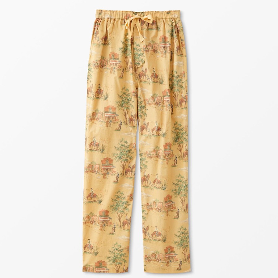 Accessories The J. Peterman Company | Stagecoach Pj Pant Gold Scenic