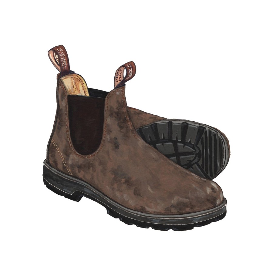 Men The J. Peterman Company Footwear | 585 Boot By Blundstone Rustic Brown