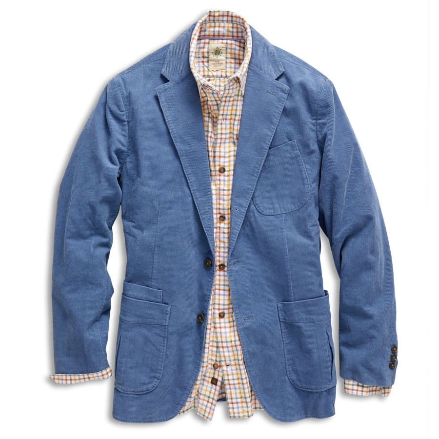 Men The J. Peterman Company Blazers & Jackets | Sporting Club Corduroy Blazer Atlantic