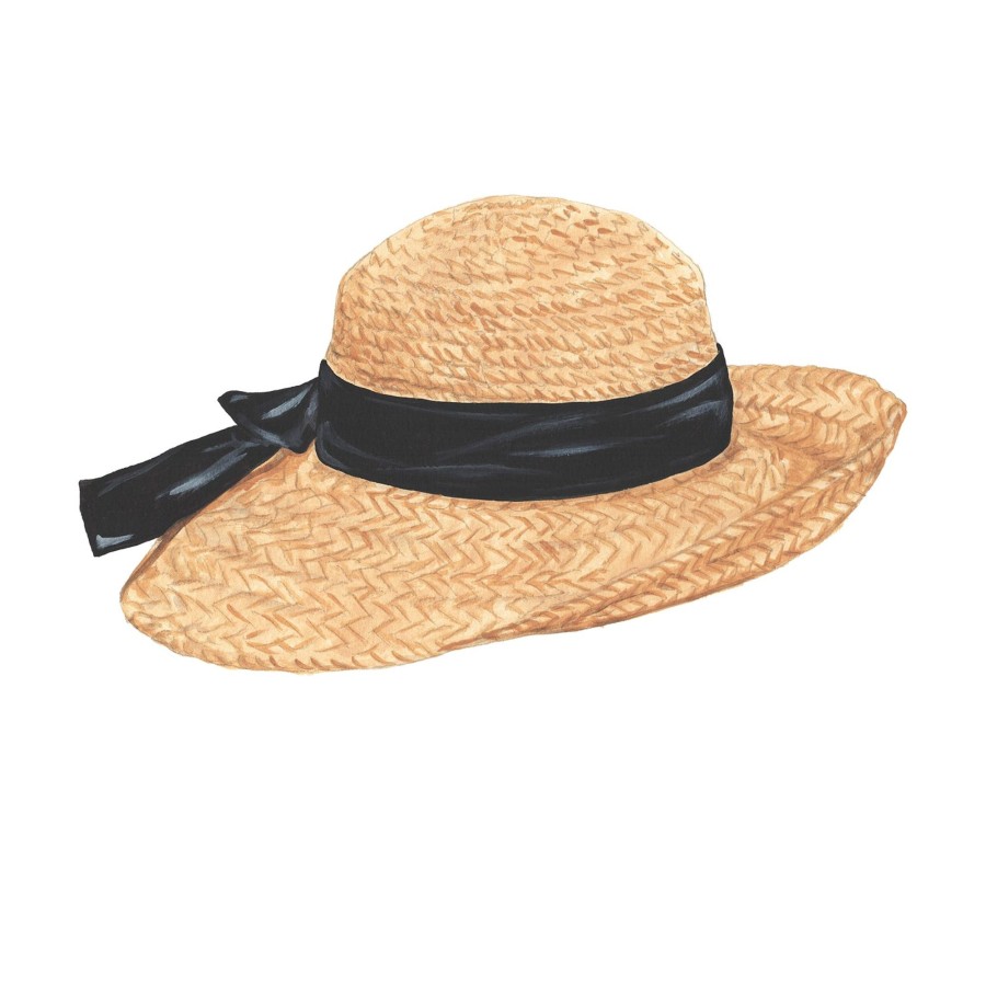 Accessories The J. Peterman Company | Amelia'S Big Brim Hat Natural