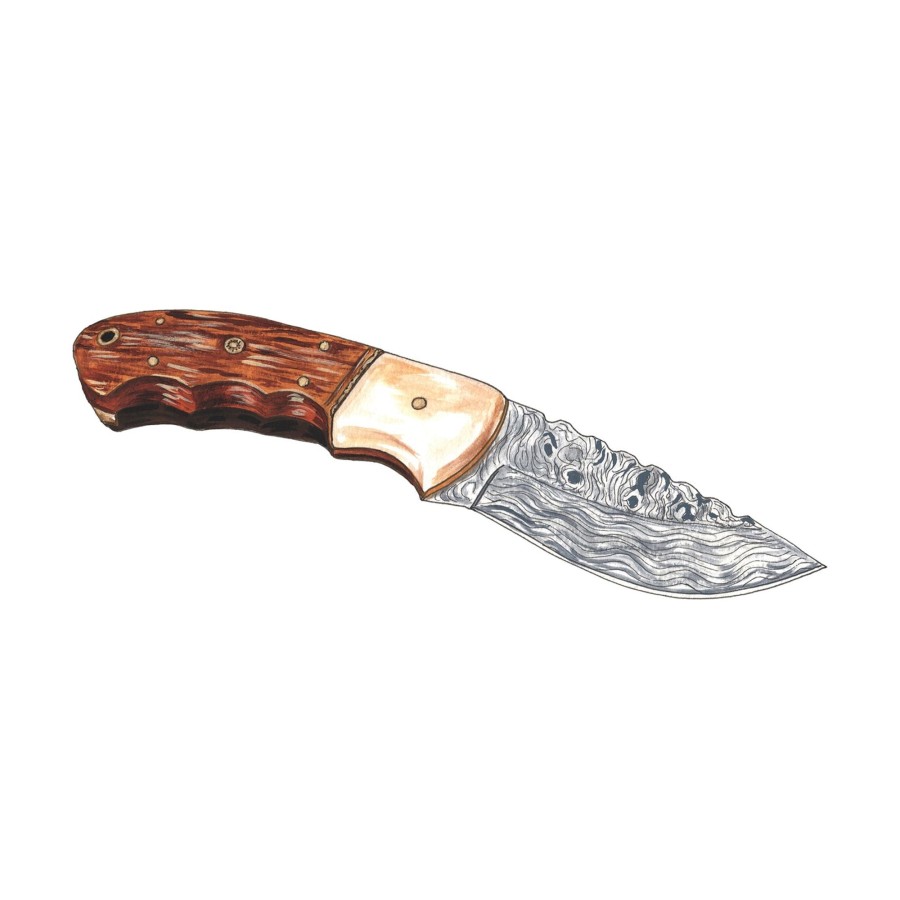 Accessories The J. Peterman Company | 1872 Frontier Knife Walnut