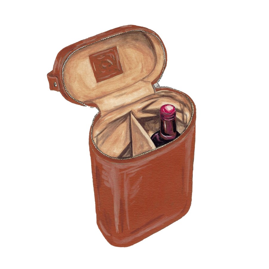 Accessories J. Peterman Outfitters | Leather Wine Carrier