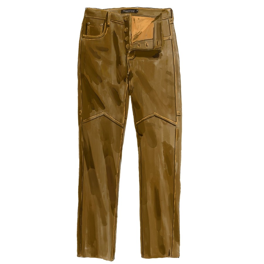 Men The J. Peterman Company Pants & Shorts | Roughstock Suede Pant