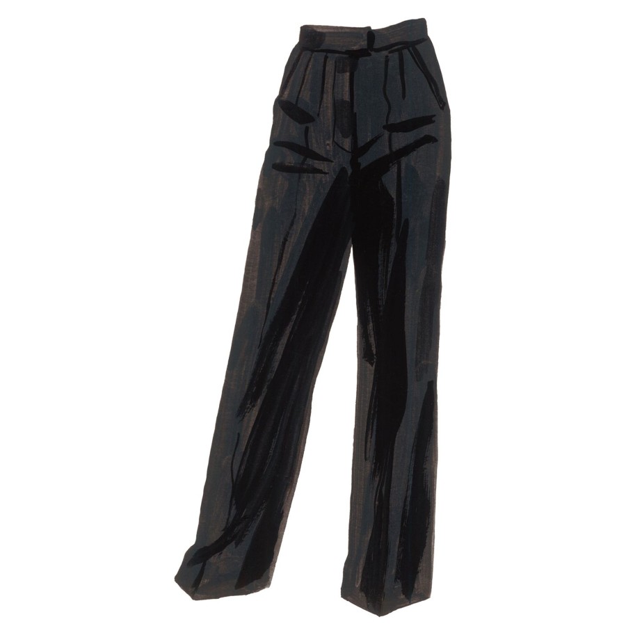 Women The J. Peterman Company Pants | Soho Pants Black