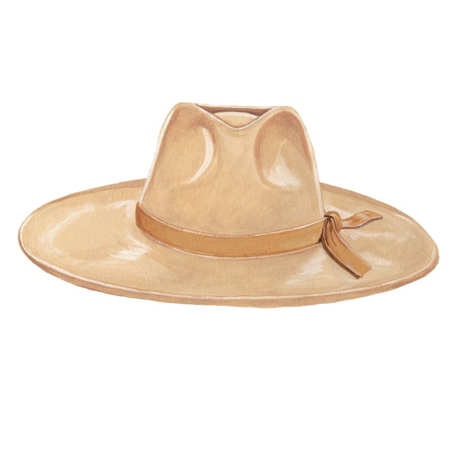 Accessories The J. Peterman Company | Calista Hat Tan