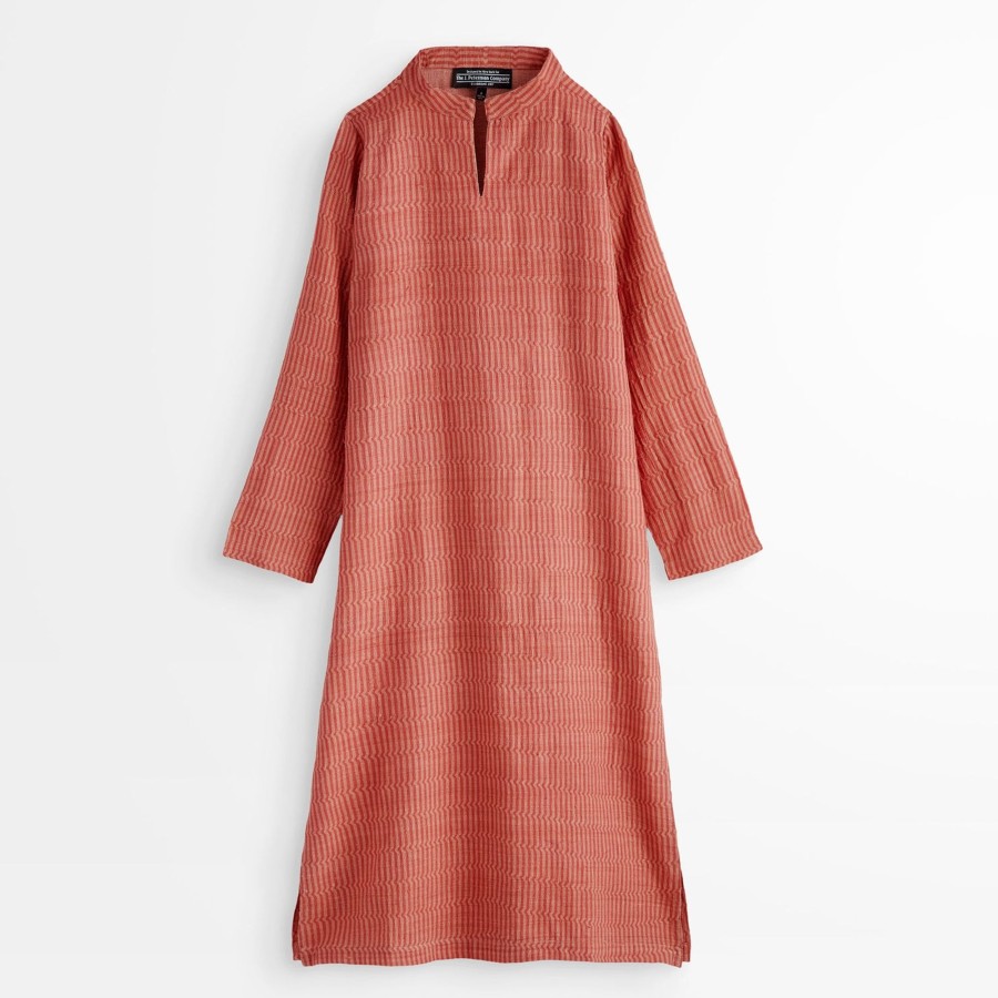 Women The J. Peterman Company Caftans | Marrakech Silk Cotton Caftan Rust