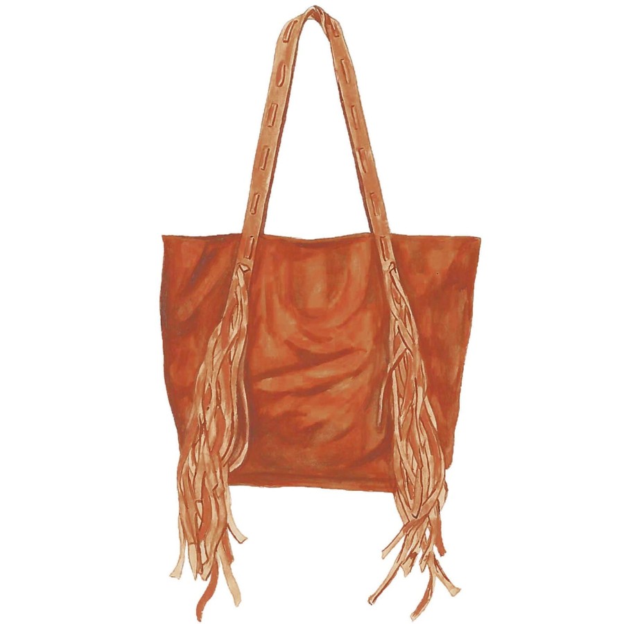 Accessories The J. Peterman Company | Paradise Valley Leather Tote Tan