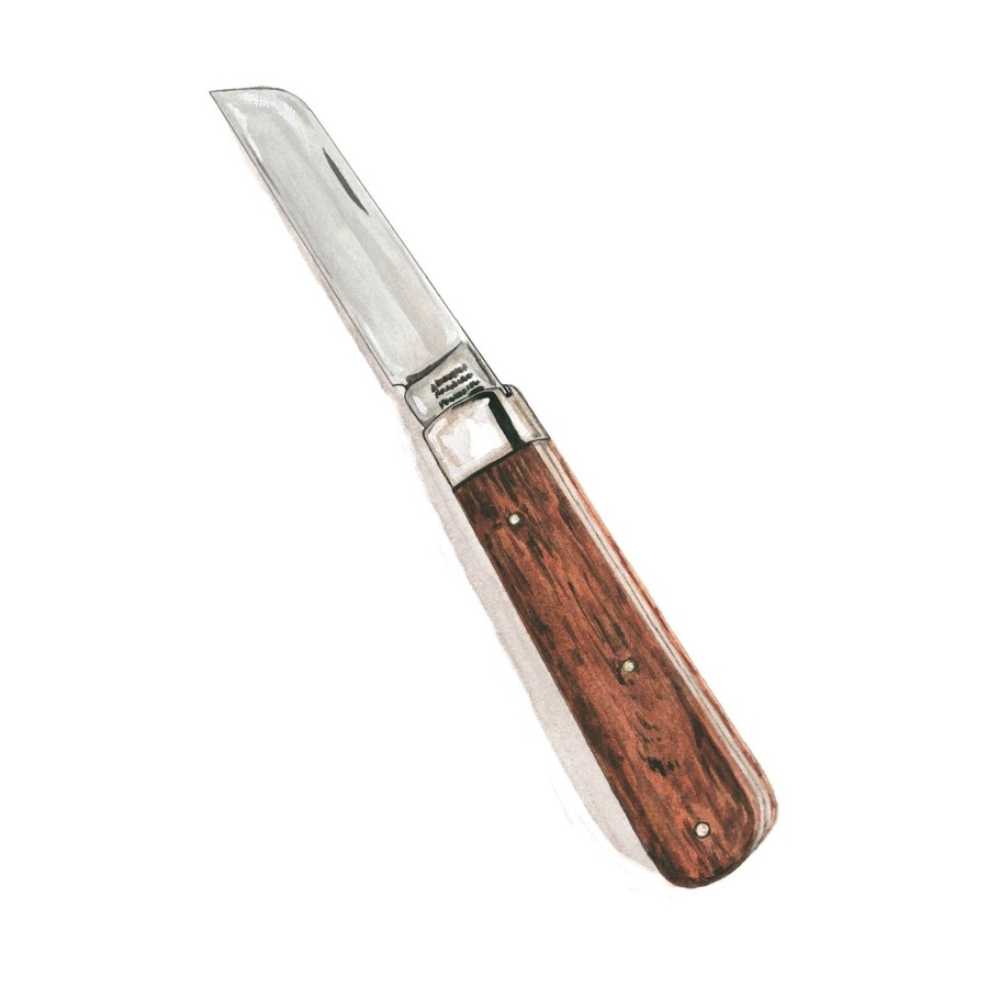 Men The J. Peterman Company Knives | Sheffield Knife Mahogany