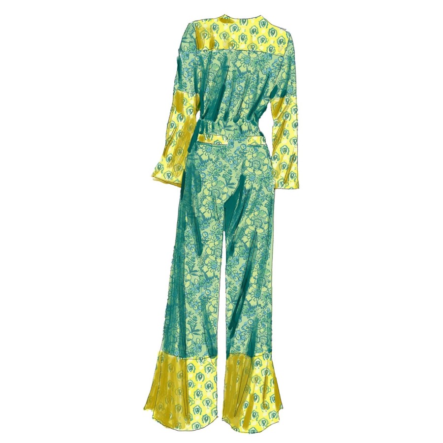 Women The J. Peterman Company Jumpsuits | Floral Jumpsuit