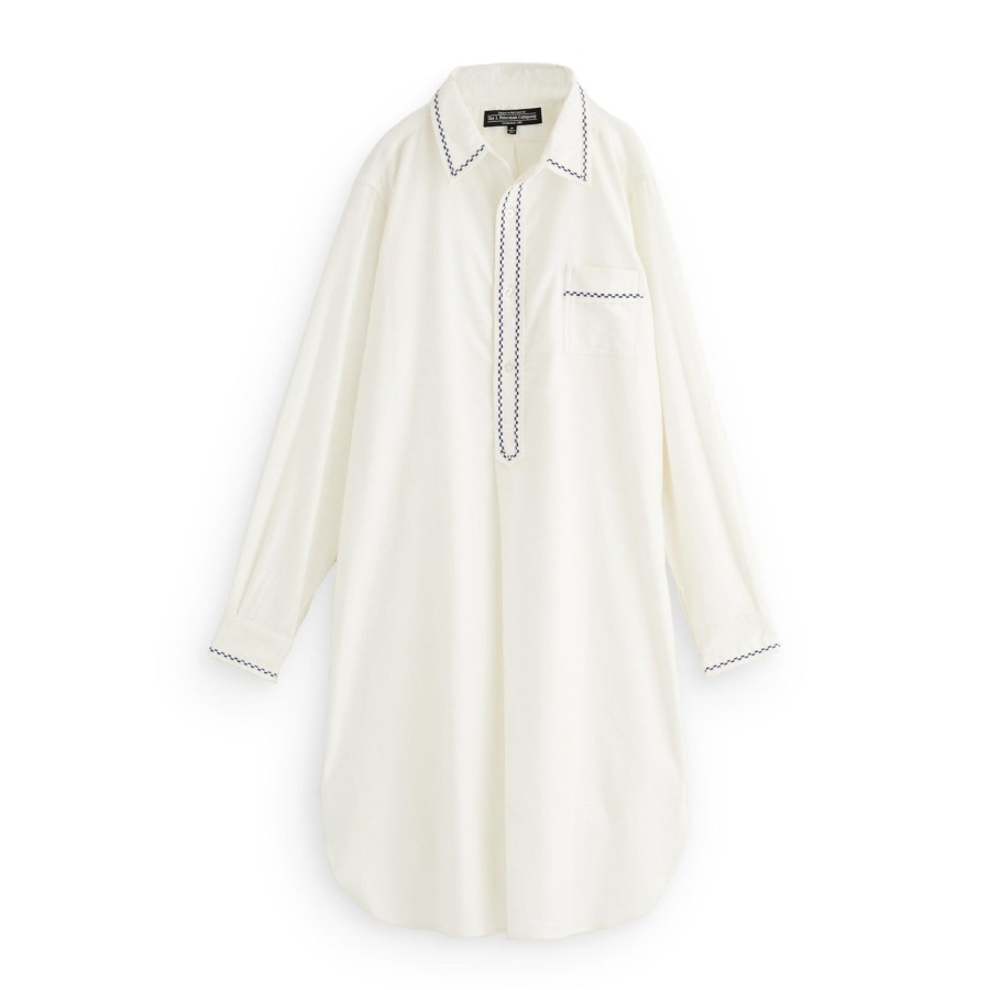 Men The J. Peterman Company Sleepwear | Classic Nightshirt White