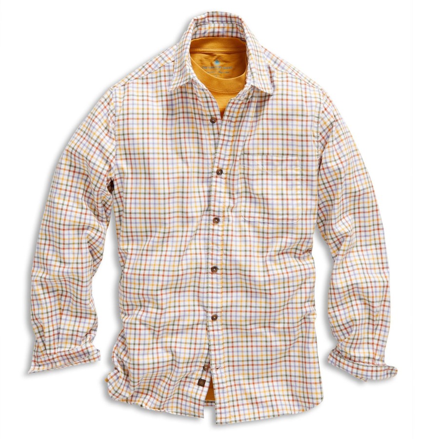 Men The J. Peterman Company Shirts | Tetons Tattersall Shirt Multi