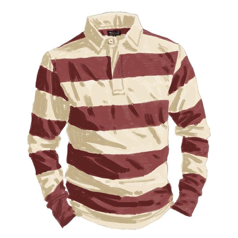 Men The J. Peterman Company Shirts | Rugby Jersey