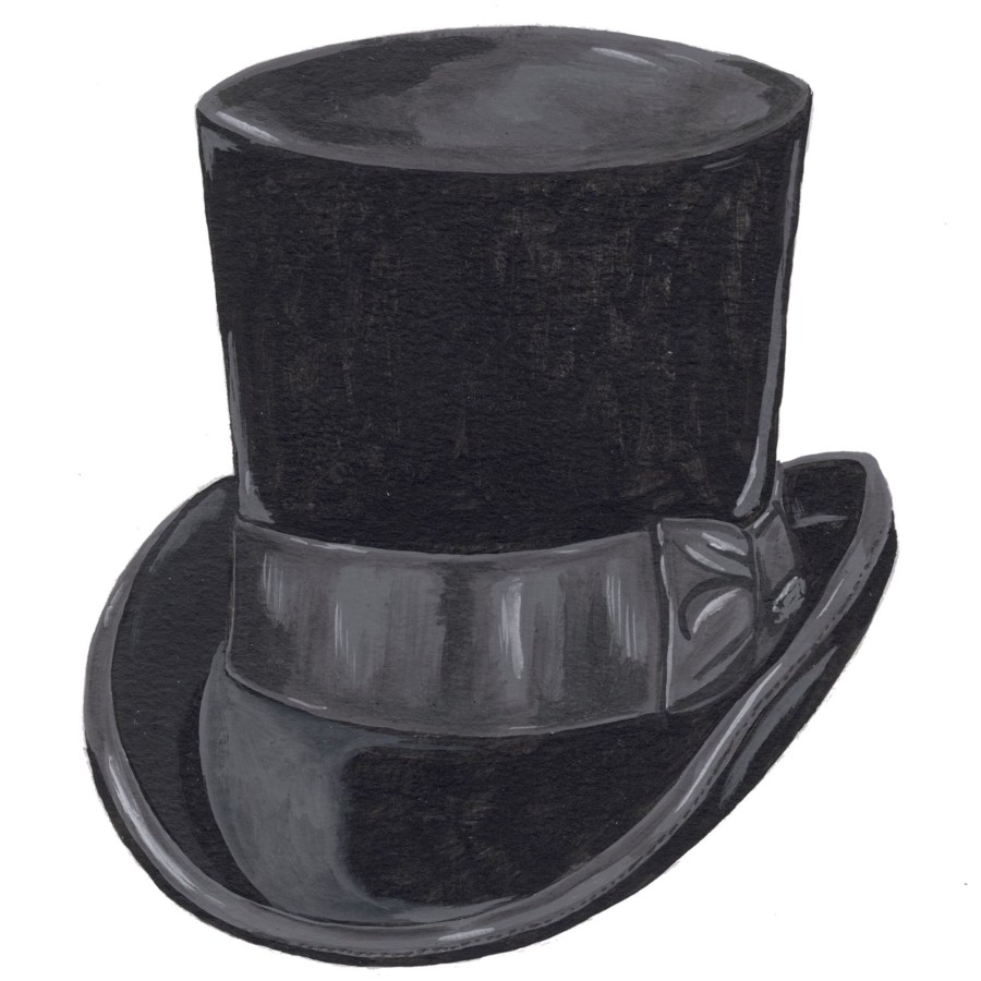 Accessories The J. Peterman Company | Top Hat Black