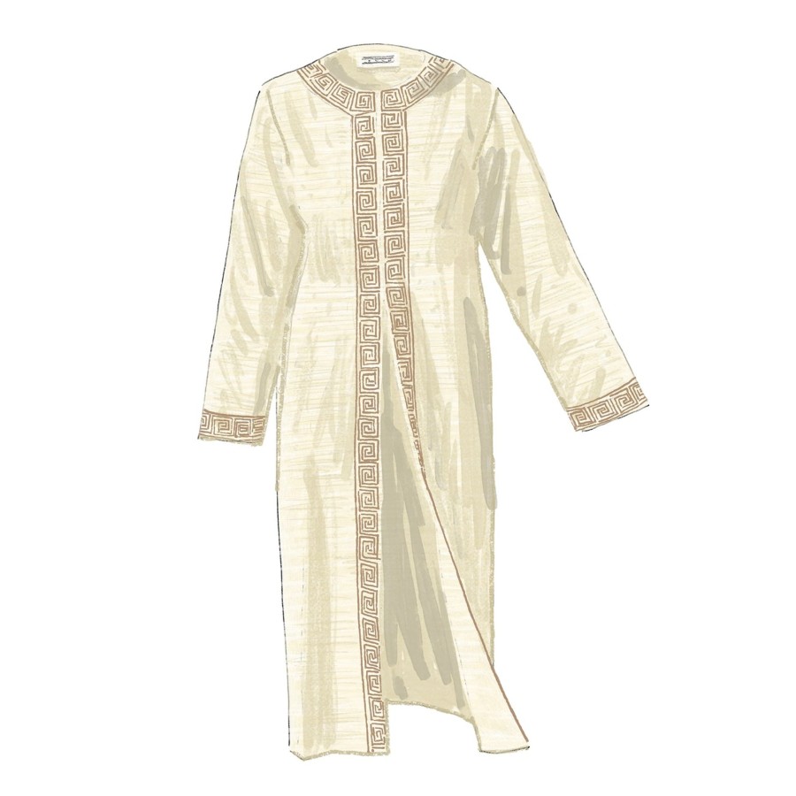 Women The J. Peterman Company Caftans | Ethereal Caftan Coat Ivory