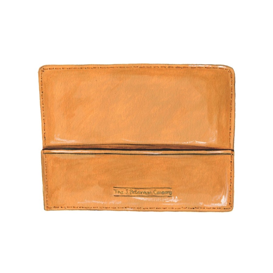 Accessories The J. Peterman Company | Baseball Glove Card Carrier Tan