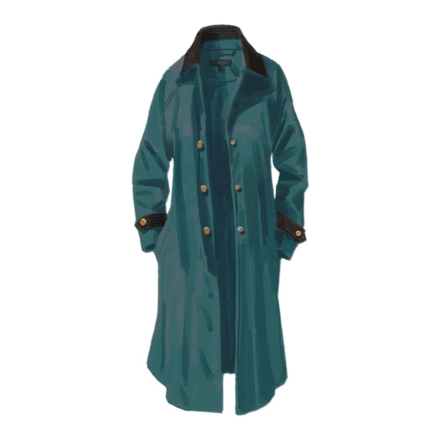 Women The J. Peterman Company Outerwear | Women'S Classic Horsemen Duster