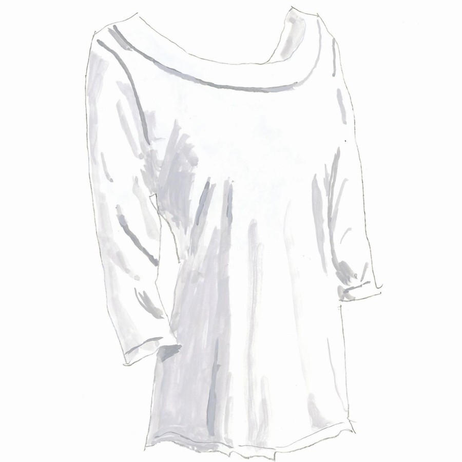 Women The J. Peterman Company Blouses & Tops | Boatneck Ballet Tee