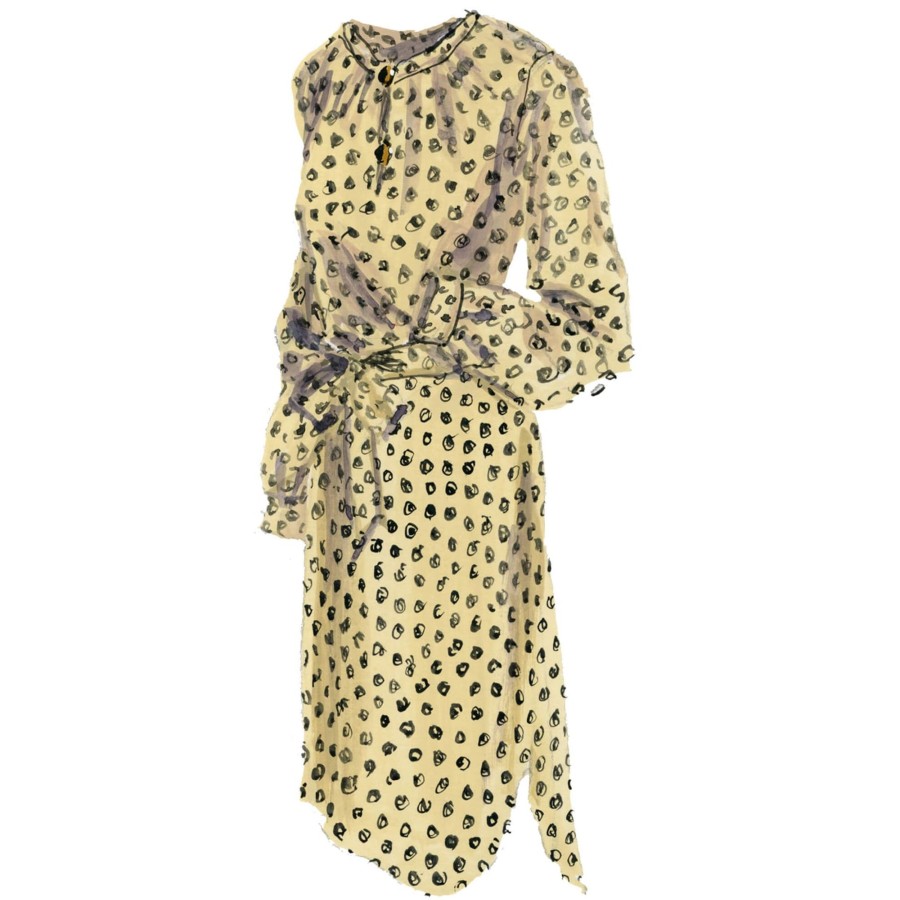 Women The J. Peterman Company Dresses | Silk Champagne Dress