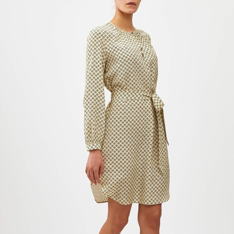 Women The J. Peterman Company Dresses | Silk Champagne Dress