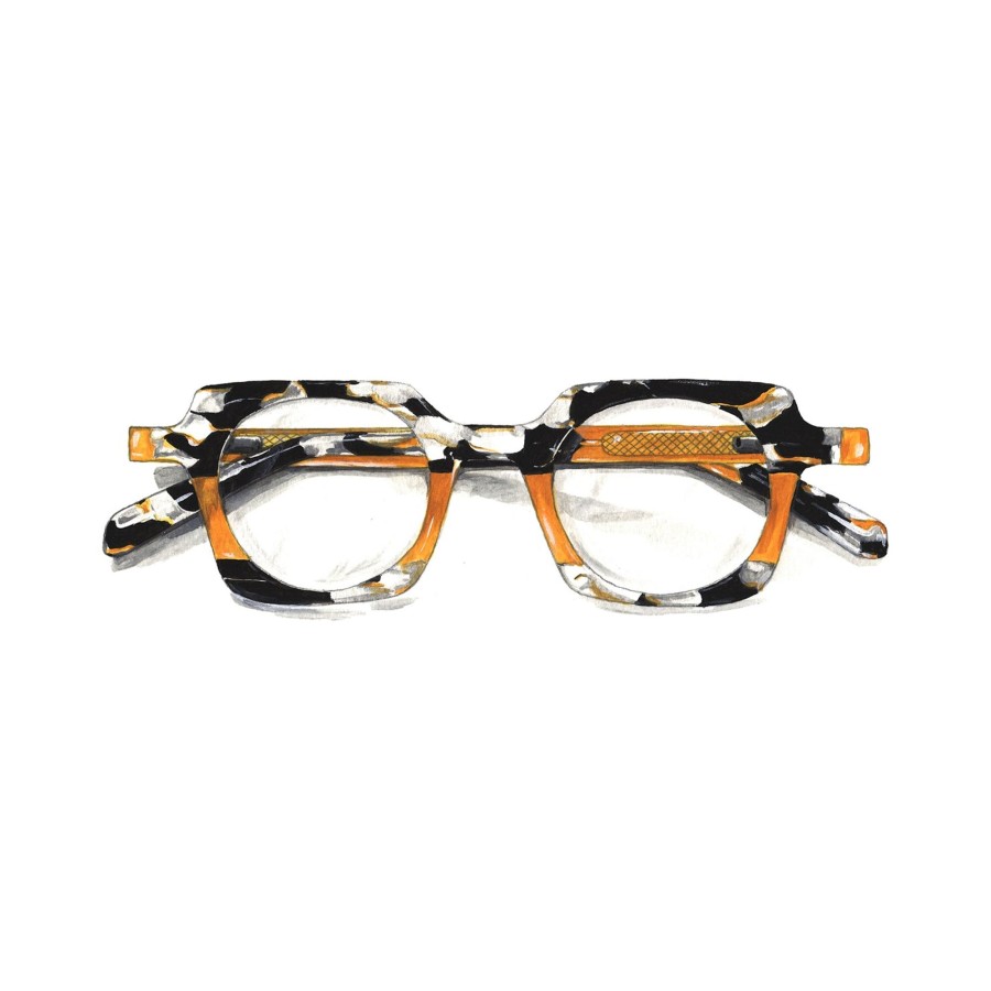 Accessories The J. Peterman Company | Audacious Readers Marble Orange