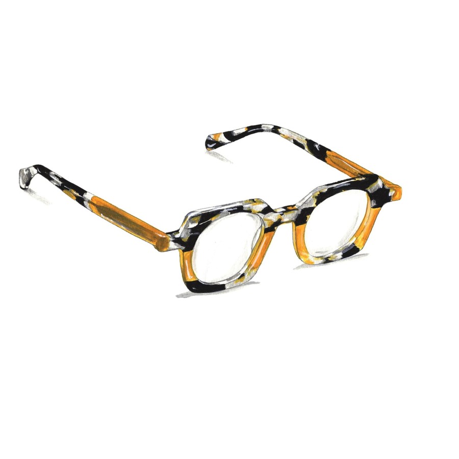 Accessories The J. Peterman Company | Audacious Readers Marble Orange