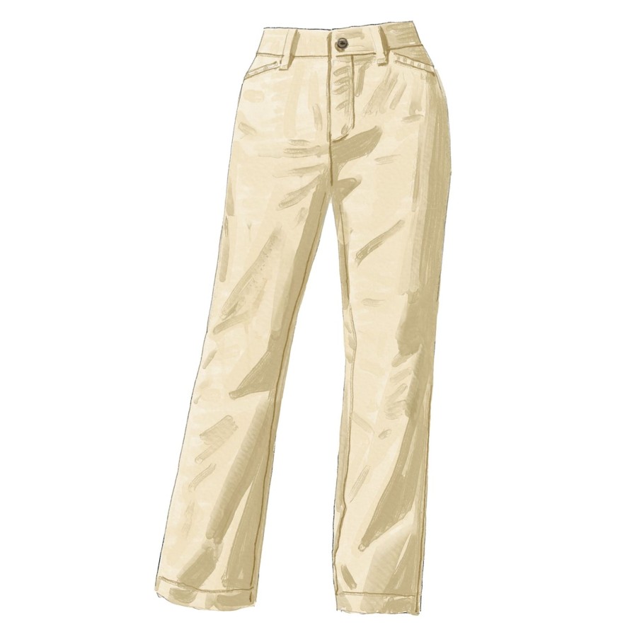 Women The J. Peterman Company Pants | Classic Twill Pants