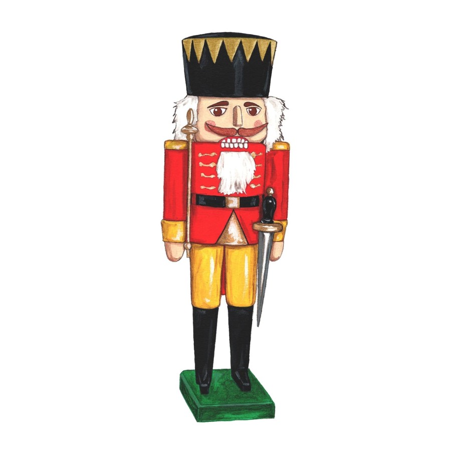 Accessories The J. Peterman Company | Large King Nutcracker Multi