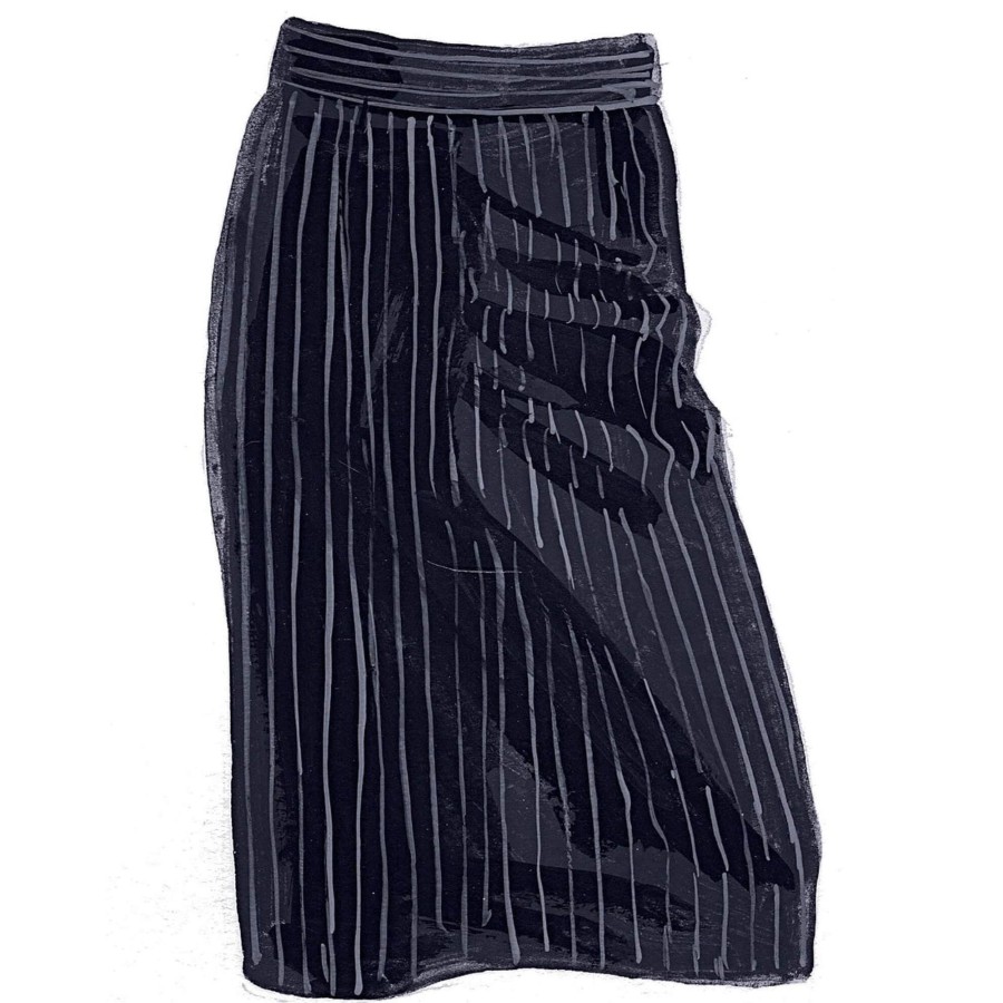 Women J. Peterman Skirts | Proper Dress Code Skirt Charcoal